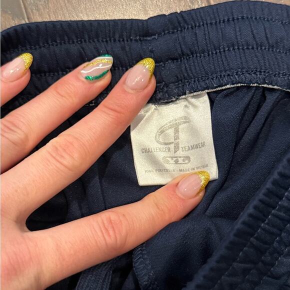 Set of 2 Boys' Athletic Shorts – Medium/Large (Blue & Black) - Picture 3 of 4